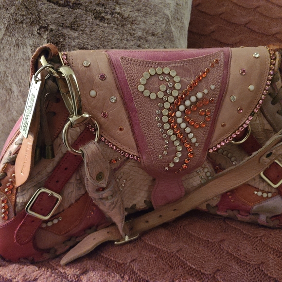 AUTHENTIC BRACHER EMDEN LARGE BUTTERFLY BAG - Picture 10 of 10